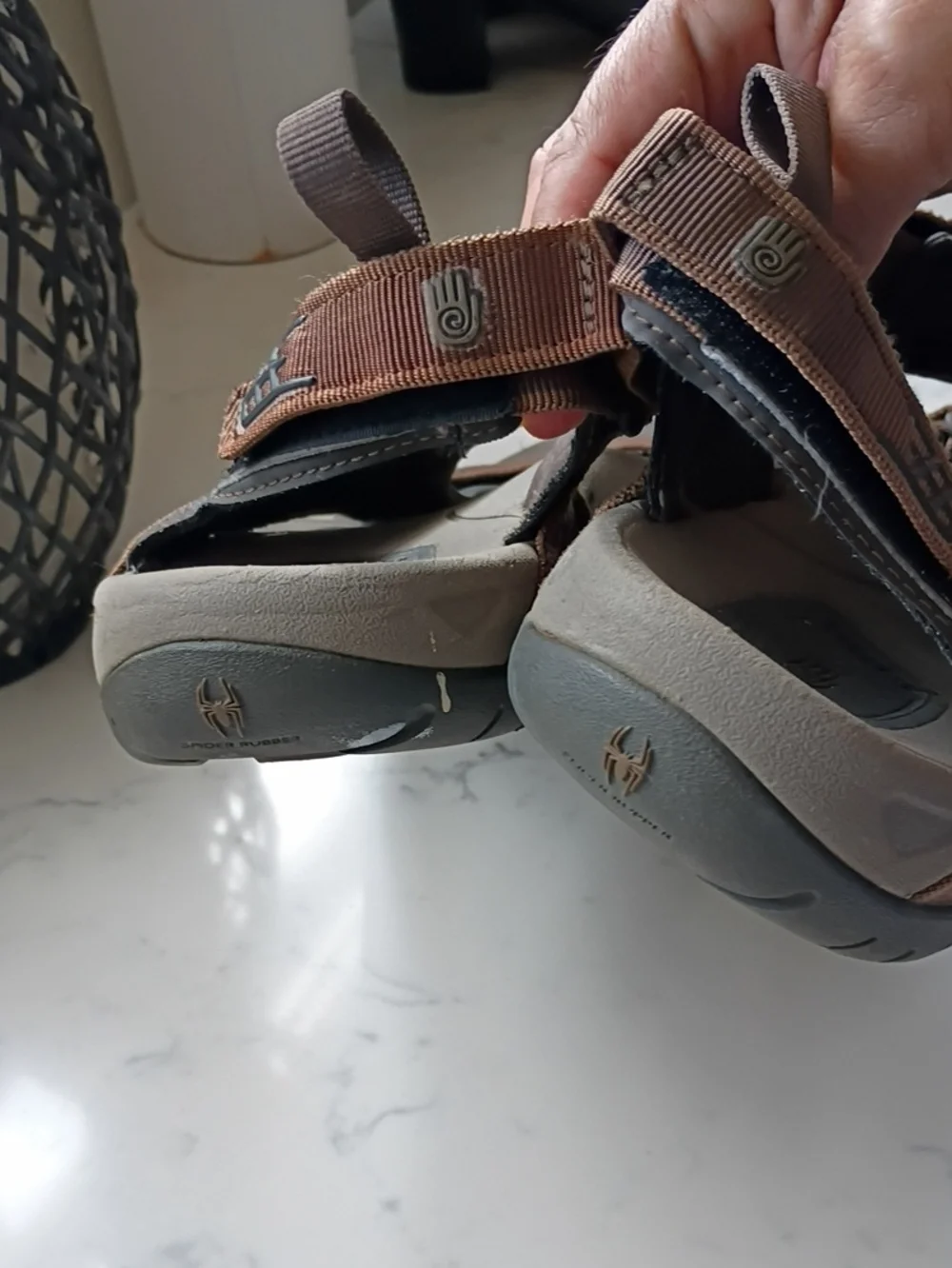 Teva Men's Brown and Gray Outdoor Sport Sandals